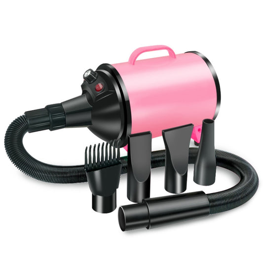 2100W Dog Dryer Stepless Speed Pet Hair Blaster Pet Water Blower 220V AU Plug(Black Pink) - Blower & Drying by PMC Jewellery | Online Shopping South Africa | PMC Jewellery | Buy Now Pay Later Mobicred