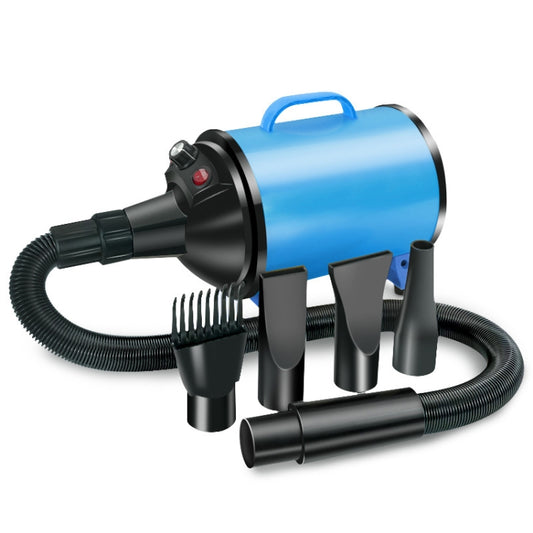 2100W Dog Dryer Stepless Speed Pet Hair Blaster Pet Water Blower 220V AU Plug(Black and Blue) - Blower & Drying by PMC Jewellery | Online Shopping South Africa | PMC Jewellery | Buy Now Pay Later Mobicred