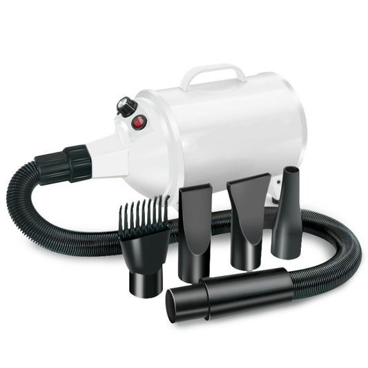 2100W Dog Dryer Stepless Speed Pet Hair Blaster Pet Water Blower 110V US Plug(Pure White) - Blower & Drying by PMC Jewellery | Online Shopping South Africa | PMC Jewellery | Buy Now Pay Later Mobicred