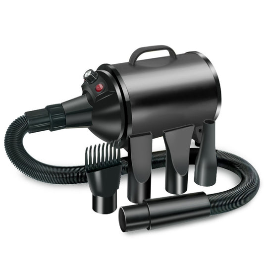 2100W Dog Dryer Stepless Speed Pet Hair Blaster Pet Water Blower 110V US Plug(Pure Black) - Blower & Drying by PMC Jewellery | Online Shopping South Africa | PMC Jewellery | Buy Now Pay Later Mobicred