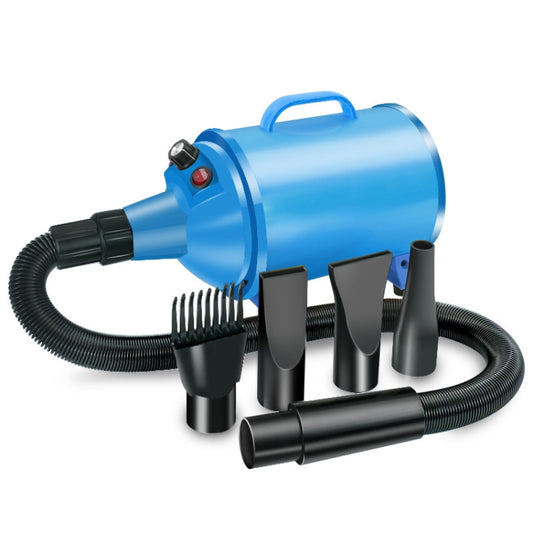 2100W Dog Dryer Stepless Speed Pet Hair Blaster Pet Water Blower 110V US Plug(Pure Blue) - Blower & Drying by PMC Jewellery | Online Shopping South Africa | PMC Jewellery | Buy Now Pay Later Mobicred