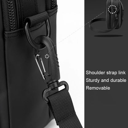 WEPOWER Simple Men Messenger Bag Can Wear Belt Hanging Bag Handheld Shoulder Bag(Dark Blue) - Crossbody Bags by WEPOWER | Online Shopping South Africa | PMC Jewellery