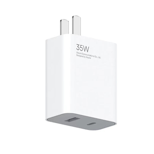 Original Xiaomi 35W USB-C+USB-A Fast Charge Portable Dual Port Charger, US Plug(White) - USB Charger by Xiaomi | Online Shopping South Africa | PMC Jewellery | Buy Now Pay Later Mobicred