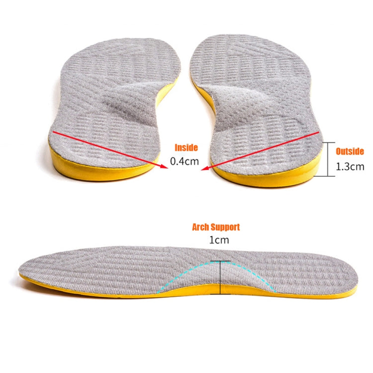 1pair O/X Leg Orthopedic Insoles Correction Shoe Inserts Arch Support Sports Shoe Pads, Size: 39-40(Black) - Shoes Care by PMC Jewellery | Online Shopping South Africa | PMC Jewellery