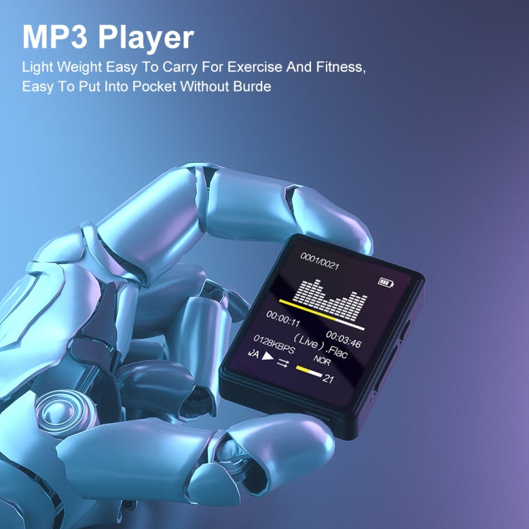 MP3 Music Player Bluetooth 5.0 Ebook Recorder MP4 Walkman Without Memory Card(Black) - MP3 Player by PMC TechLife | Online Shopping South Africa | PMC TechLife | Buy Now Pay Later Mobicred