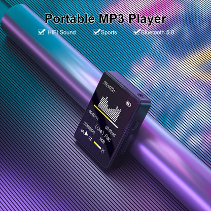 MP3 Music Player Bluetooth 5.0 Ebook Recorder MP4 Walkman 64GB(Black) - MP3 Player by PMC Jewellery | Online Shopping South Africa | PMC Jewellery | Buy Now Pay Later Mobicred