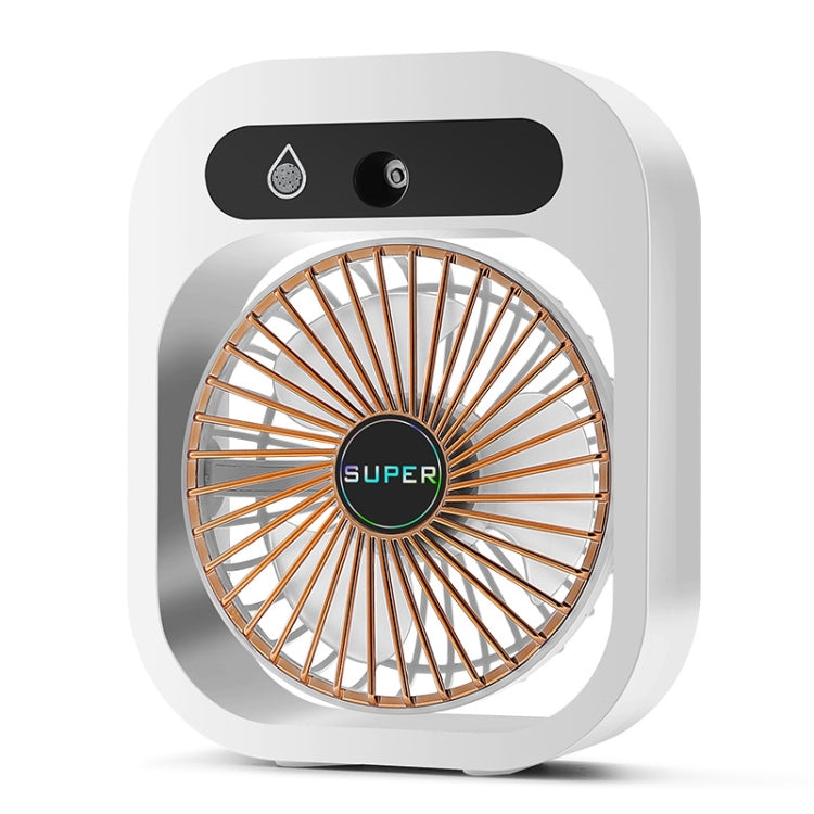 USB Charging Humidification Air Conditioner Fan Nano Spray Desktop Portable Cooling Fan(White) - Electric Fans by PMC TechLife | Online Shopping South Africa | PMC TechLife | Buy Now Pay Later Mobicred