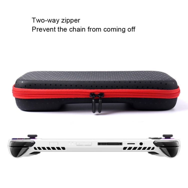 For ASUS ROG Ally Game Console Portable PU Waterproof Storage Box(Red) - Accessories by PMC TechLife | Online Shopping South Africa | PMC TechLife | Buy Now Pay Later Mobicred