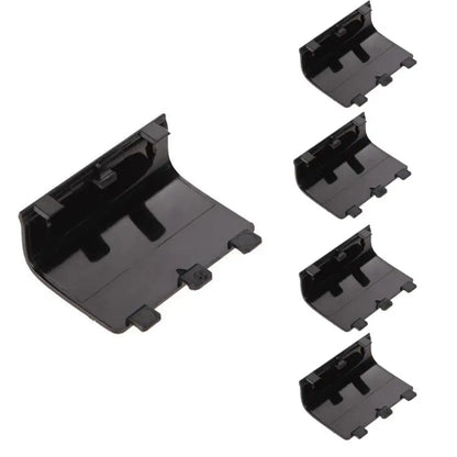 For Xbox One 5pcs Wireless Controller Battery Cover Replacement Battery Doors(Black) - XBOX Spare Parts by PMC Jewellery | Online Shopping South Africa | PMC Jewellery