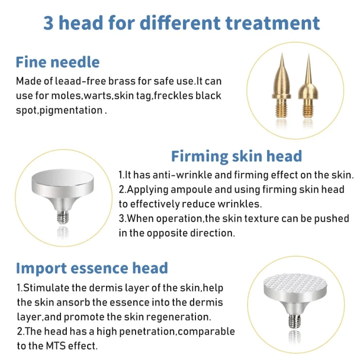 Spot Mole Pen Spot Removal Instrument Home Beauty Instrument, Spec: Charging Model EU Plug(Black) - free shipping - PMC TechLife - Order now!