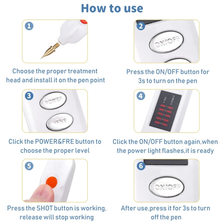 Spot Mole Pen Spot Removal Instrument Home Beauty Instrument, Spec: UK Plug-in Model(Silver) - free shipping - PMC TechLife - Order now!