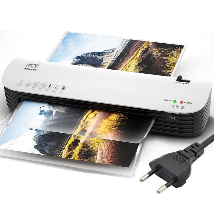 Osmile SL299 A4 Laminator Cold Hot Lamination Photo File Laminating Machine(EU Plug) - Photo Film Covering Machine by Osmile | Online Shopping South Africa | PMC Jewellery | Buy Now Pay Later Mobicred