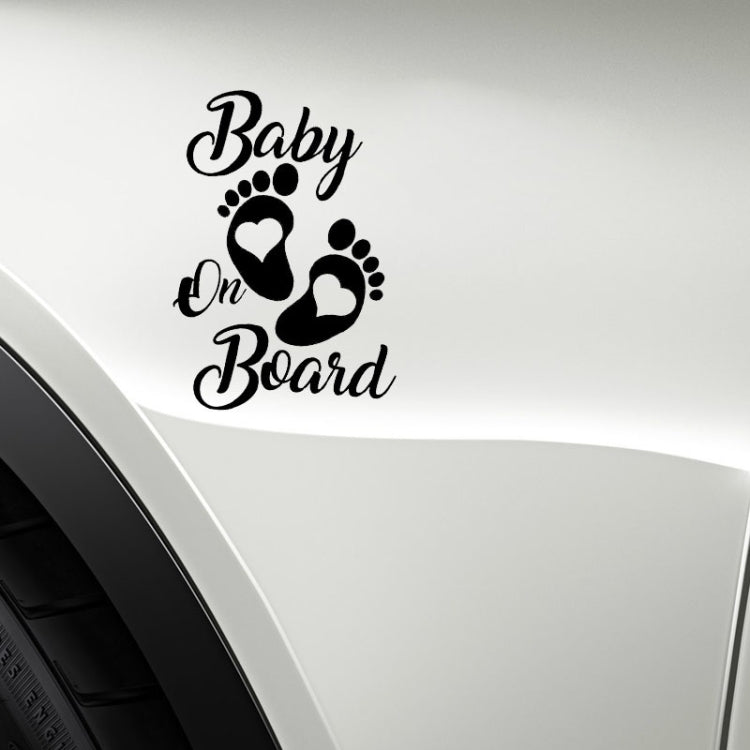 10pcs Baby On Board Warning Car Sticker Reflective Scratch Body Sticker(Laser) - free shipping - PMC TechLife - Order now!