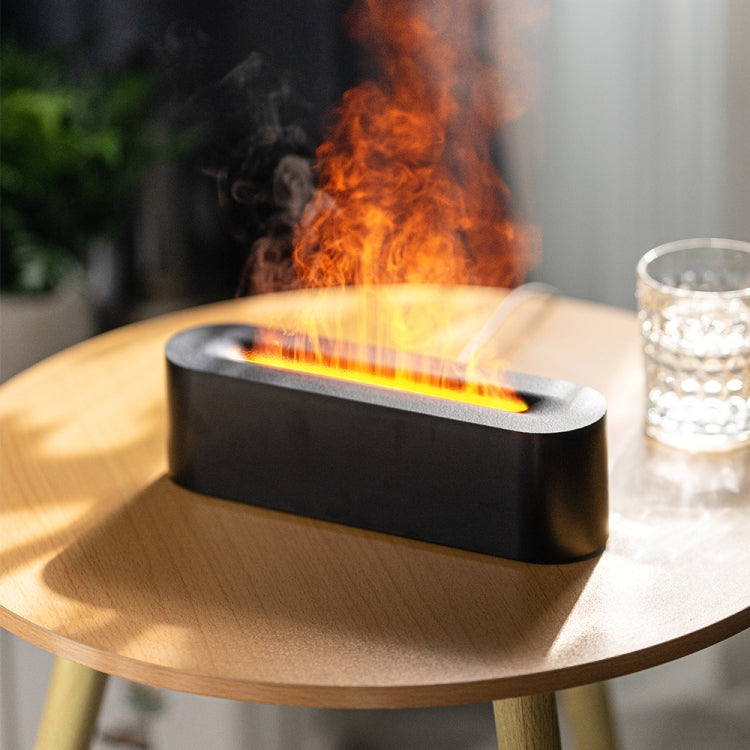 DQ709 Flame Aromatherapy Diffuser Quiet USB Air Humidifier(Black) - Air Purifiers & Accessories by PMC TechLife | Online Shopping South Africa | PMC TechLife