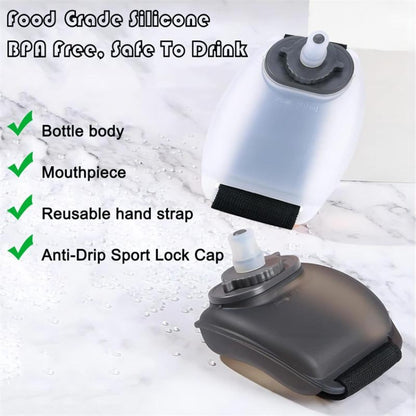 200ml Outdoor Running Wrist Water Bottle Hands Free Sports Cup(White) - Kettles by PMC Jewellery | Online Shopping South Africa | PMC Jewellery