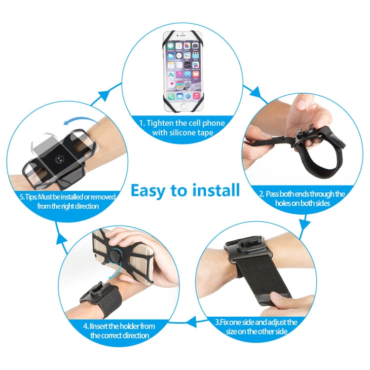 For 4.5-7 inch Phone Sports Removable Bag, Style: Armband(Blue) - Other by PMC TechLife | Online Shopping South Africa | PMC TechLife | Buy Now Pay Later Mobicred