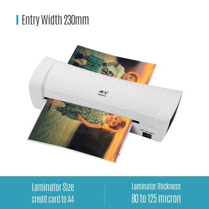 Osmile SL200 A4 Photo Cold and Hot Laminating Machine 340mm/min Speed UK Plug - Photo Film Covering Machine by Osmile | Online Shopping South Africa | PMC Jewellery | Buy Now Pay Later Mobicred