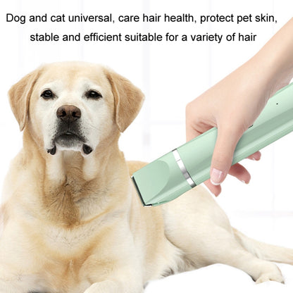 Pet Shaver Cat Dog Paw Hair Clipper Electric Fader, Color: 2 in 1 Green - Pet Care by PMC Jewellery | Online Shopping South Africa | PMC Jewellery