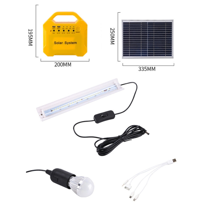 7AH 10W Solar Panel Emergency Light Rechargeable LED Solar Energy Kit - Others by PMC Jewellery | Online Shopping South Africa | PMC Jewellery | Buy Now Pay Later Mobicred