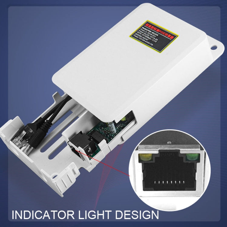 POE-4812FG  48V To 12V Isolated Standard POE Splitter Outdoor Monitoring Waterproof Power Supply Module - Cable & Adapter by PMC TechLife | Online Shopping South Africa | PMC TechLife