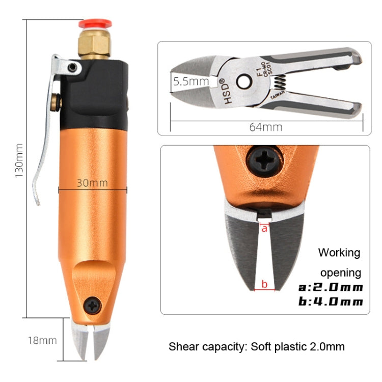 HSD HS-5+F1 Cut Plastic Set 2 In 1 Pneumatic Snip Plier Cutting Metal Plastic Model Scissor Tool - free shipping - PMC TechLife - Order now!