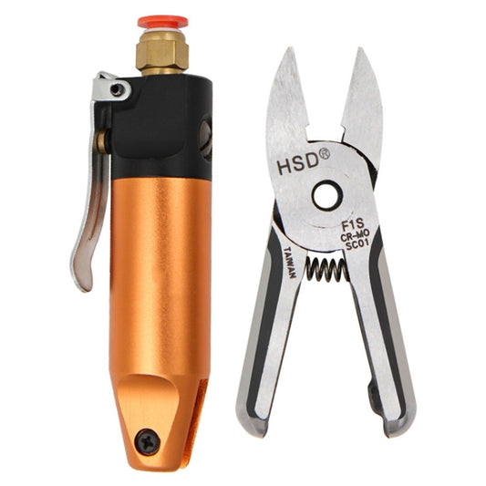 HSD HS-5+F1S Cut Plastic Set 2 In 1 Pneumatic Snip Plier Cutting Metal Plastic Model Scissor Tool - Pliers by HSD | Online Shopping South Africa | PMC Jewellery | Buy Now Pay Later Mobicred