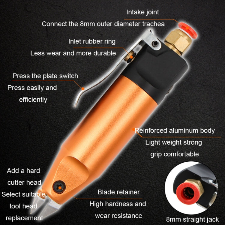 HSD HS-5+F1S Cut Plastic Set 2 In 1 Pneumatic Snip Plier Cutting Metal Plastic Model Scissor Tool - free shipping - PMC TechLife - Order now!