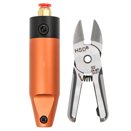 HSD HS-5M+S2 Cut Metal Set 2 In 1 Pneumatic Snip Plier Cutting Metal Plastic Model Scissor Tool - Pliers by HSD | Online Shopping South Africa | PMC Jewellery | Buy Now Pay Later Mobicred