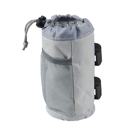 Bicycle Water Cup Holder Stroller Hanging Bottle Bag(Grey) - Bicycle Bags by PMC Jewellery | Online Shopping South Africa | PMC Jewellery | Buy Now Pay Later Mobicred