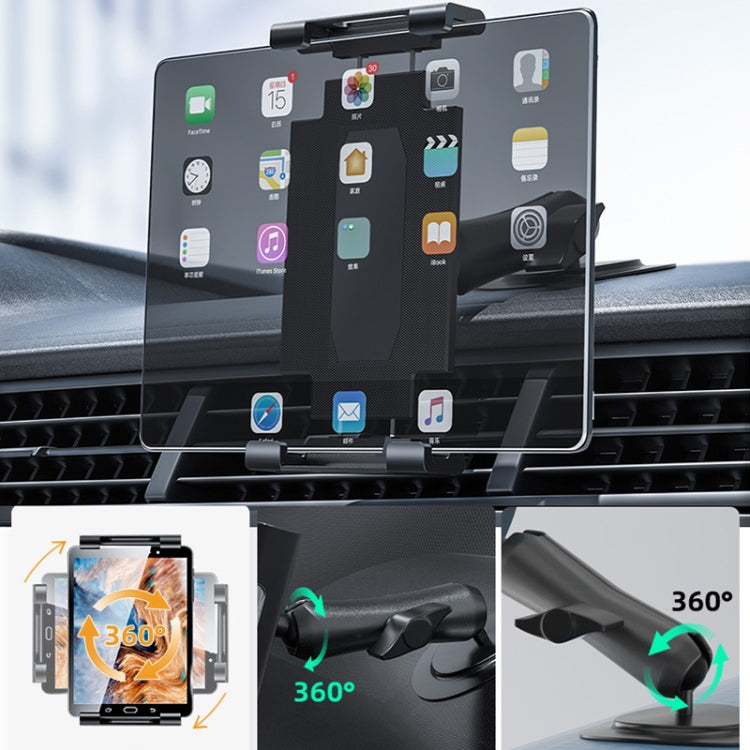 Widened Double-stretch Rotating Suction Cup General Car Bracket(Metal Model) - Car Holders by PMC TechLife | Online Shopping South Africa | PMC TechLife | Buy Now Pay Later Mobicred