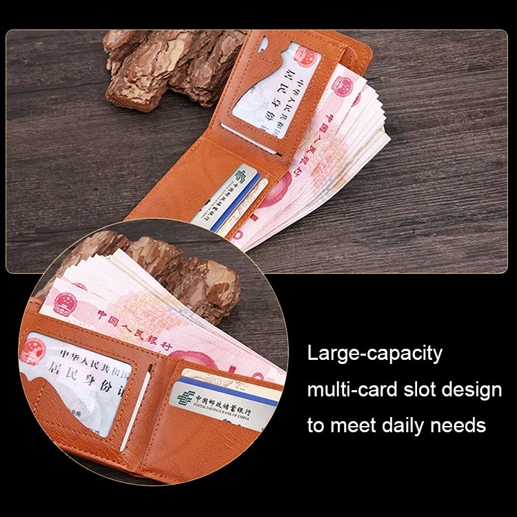 Retro Dollar Pattern Magnetic Buckle Multi-card Slot Wallet(Coffee) - Wallets by PMC TechLife | Online Shopping South Africa | PMC TechLife