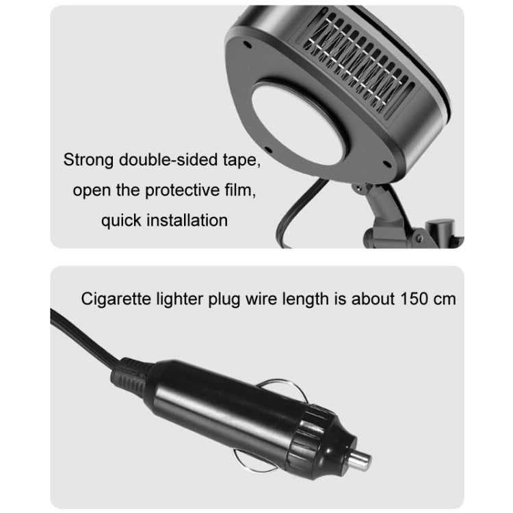 Winter Car Triangle Heater Defrost Electric Heater, Style: 12V Ordinary Base - Heating & Fans by PMC TechLife | Online Shopping South Africa | PMC TechLife | Buy Now Pay Later Mobicred