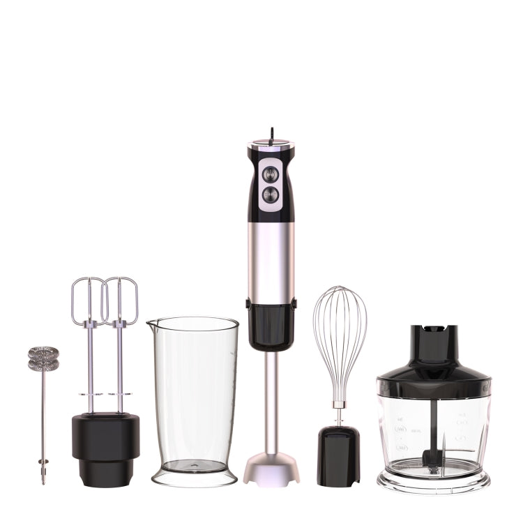 6-in-1 600W Multifunctional  Electric Blender Stainless Steel Food Cooking Stick UK Plug - Stirrer & Squeezer by PMC Jewellery | Online Shopping South Africa | PMC Jewellery | Buy Now Pay Later Mobicred