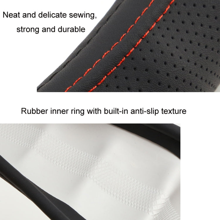 45cm Leather Truck Steering Wheel Cover(Black) - free shipping - PMC TechLife - Order now!