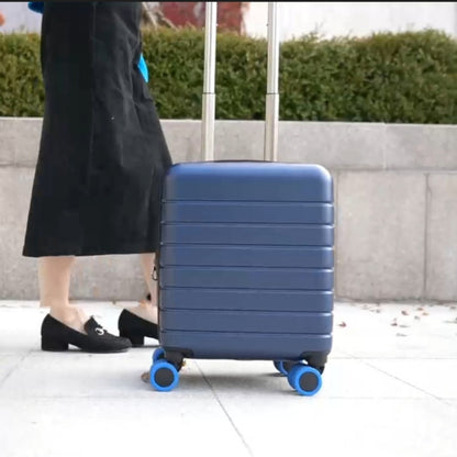 8pcs /Set Silicone Luggage Wheels Cover Protector Silent Anti Wear Caster Shoes(Blue) - Accessories by PMC Jewellery | Online Shopping South Africa | PMC Jewellery