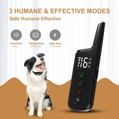 Pet Wrap-around Electric Shock Column Powerful Electronic Training Collar, Style: Receiver + Remote - Training Aids by PMC Jewellery | Online Shopping South Africa | PMC Jewellery | Buy Now Pay Later Mobicred