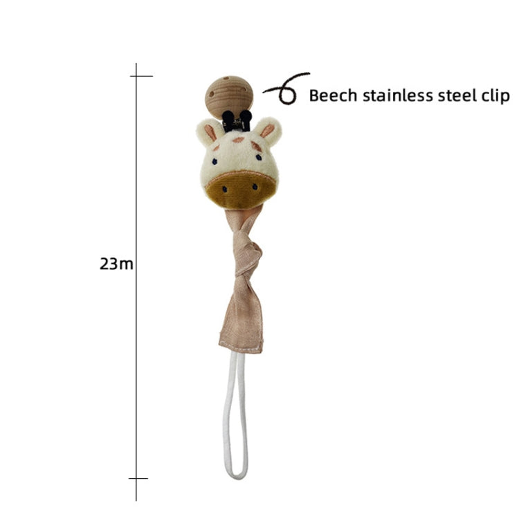 Animal Head Pacifier Chain Newborn Pacifier Clip, Style: Pink Stars - Cups & Silicone Nipple by PMC Jewellery | Online Shopping South Africa | PMC Jewellery | Buy Now Pay Later Mobicred