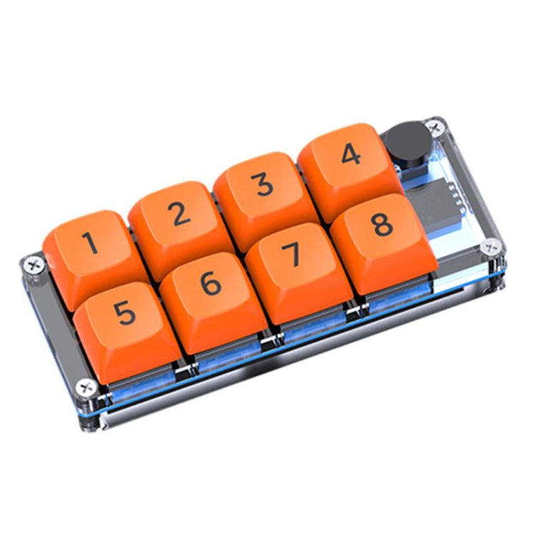 MKESPN Shortcut Macro Defined Wired Samll Keypad Single Handed Gaming Keyboard(Transparent) - Mini Keyboard by MKESPN | Online Shopping South Africa | PMC TechLife | Buy Now Pay Later Mobicred