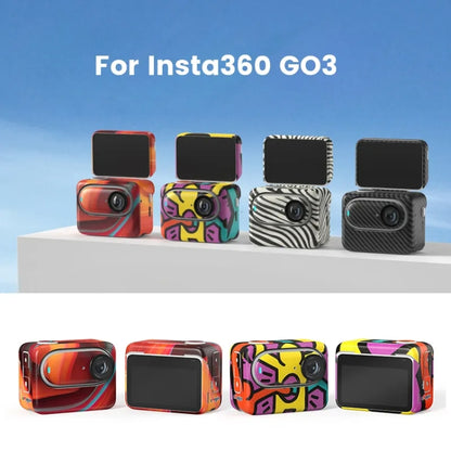 For Insta360 GO 3 AMagisn Body Sticker Protective Film Action Camera Accessories, Style: Carbon Fiber - Protective Film & Stickers by aMagisn | Online Shopping South Africa | PMC Jewellery