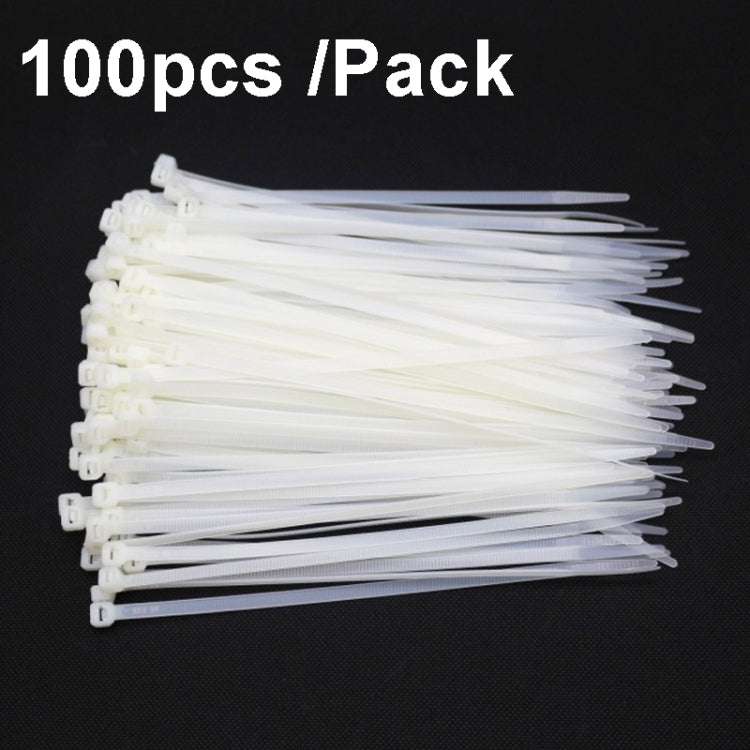 100pcs /Pack 8x500mm National Standard 7.6mm Wide Self-Locking Nylon Cable Ties Plastic Bundle Cable Ties(White) - Cable Organizer by PMC Jewellery | Online Shopping South Africa | PMC Jewellery | Buy Now Pay Later Mobicred