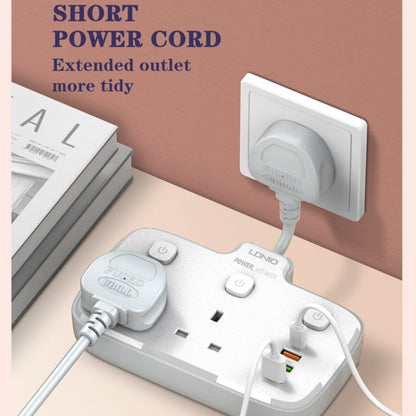 LDNIO Without Wire Adapter Plug Board Converter, Specification: EU Plug Hole - Extension Socket by LDNIO | Online Shopping South Africa | PMC Jewellery | Buy Now Pay Later Mobicred