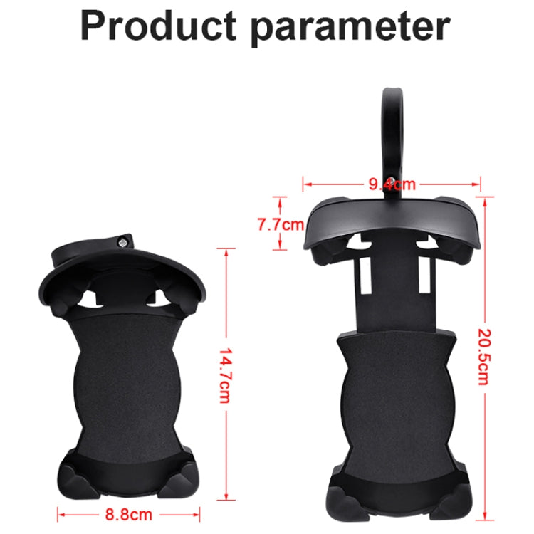 Motorcycle Sunshade Rainproof Mobile Phone Holder, Shape: Charging Mirror Holder 18W (QC3.0) - Holder by PMC TechLife | Online Shopping South Africa | PMC TechLife | Buy Now Pay Later Mobicred