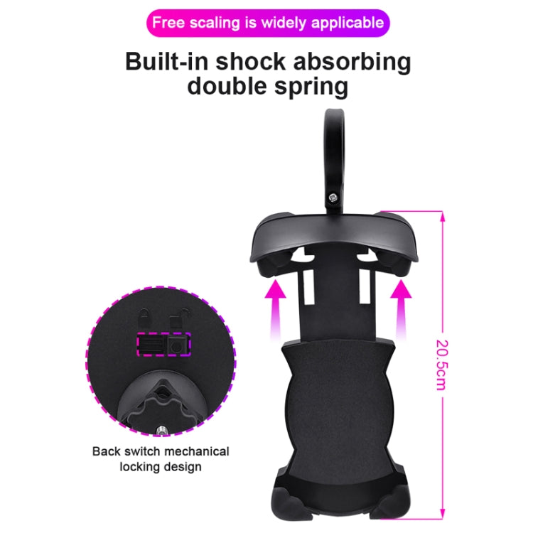 Motorcycle Sunshade Rainproof Mobile Phone Holder, Shape: Charging Mirror Holder 18W (QC3.0) - Holder by PMC TechLife | Online Shopping South Africa | PMC TechLife | Buy Now Pay Later Mobicred