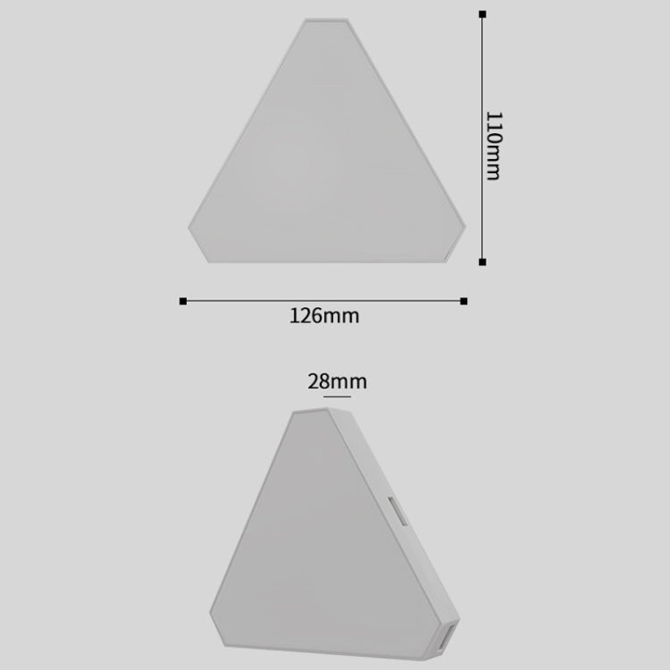 3pcs /Set Triangle Splicing Intelligent Sound Control Quantum Light Atmosphere Lighting With Remote Control, US Plug(WiFi Model) - Novelty Lighting by PMC TechLife | Online Shopping South Africa | PMC TechLife | Buy Now Pay Later Mobicred