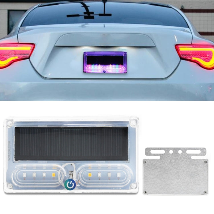 Car Solar Warning Light Anti-rear Collision LED Tail Light(Bracket) - Warning Lights by PMC TechLife | Online Shopping South Africa | PMC TechLife | Buy Now Pay Later Mobicred