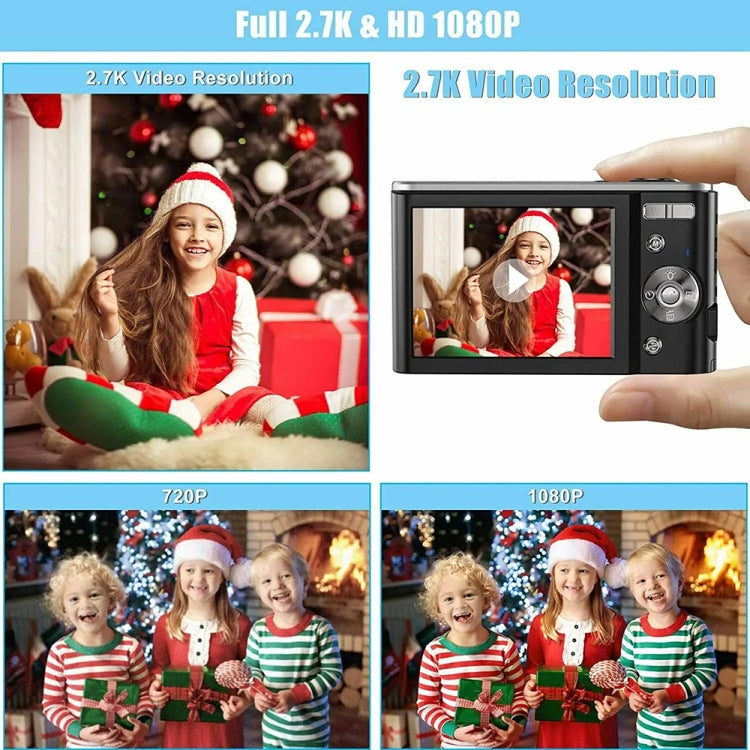 2.4-inch TFT Color Screen HD Digital Camera Portable Travel 8X Zoom Smart Camera(Silver Standard) - Children Cameras by PMC Jewellery | Online Shopping South Africa | PMC Jewellery | Buy Now Pay Later Mobicred