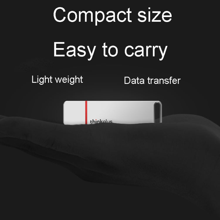 Lenovo Thinkplus TU100Pro USB3.1 Solid State Flash Drive High Capacity Metal USB Memory Disk, Size: 512G(Silver) - free shipping - PMC Jewellery - Order now!