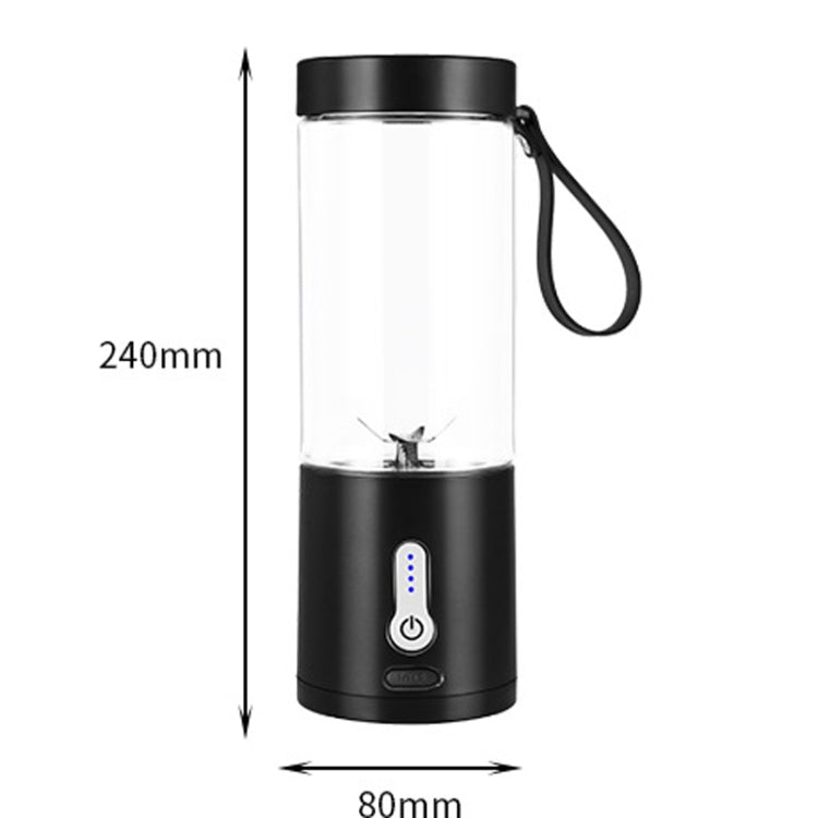 Portable Multifunctional USB Rechargeable Juice Extractor Cup Mini Electrical Juicer(Black) - free shipping - PMC TechLife - Order now!