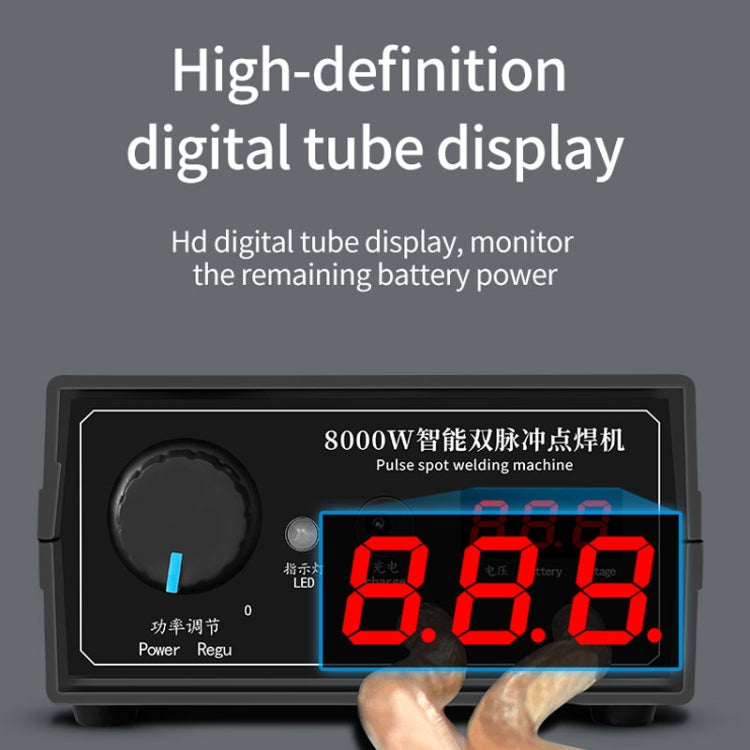 8000W High Power 18650 Battery Handheld Spot Welding Machine, Style: Footswitch Version EU Plug - Others by PMC TechLife | Online Shopping South Africa | PMC TechLife