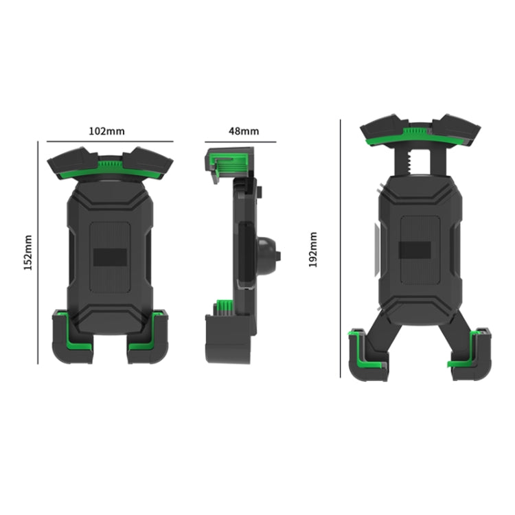 Shockproof Navigation Bracket for Motorcycle and Bicycle Mobile Phone, Random Color Delivery, Style: 2393P - Holder by PMC Jewellery | Online Shopping South Africa | PMC Jewellery | Buy Now Pay Later Mobicred